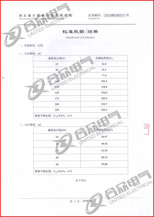 油浸式特種隔離變壓器證書